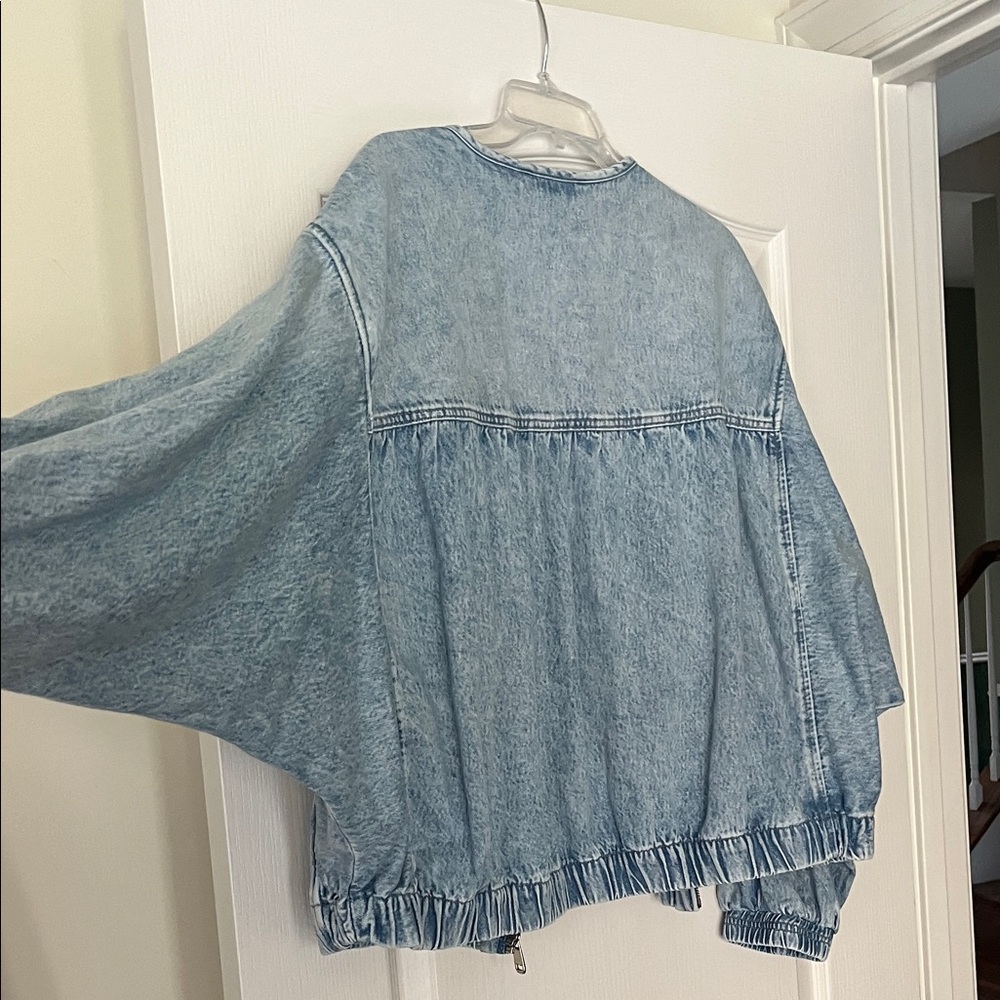 We The Free Sky Blue Jean Jacket - Picture 4 of 5